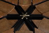 Casual Jupe Dining Table Light Mink Med, by Sarreid, 4'7" length x 4'7" width x 2'6" height thumbnail 5