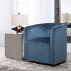 Mallorie Blue Swivel Chair thumbnail 4