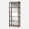 Delancey Weathered Oak Etagere, Furniture by Uttermost, 36" width x 90" height x 18" depth thumbnail 1
