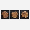 Kolini Teak Wood Wall Decor, S/3 thumbnail 0