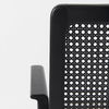 Clara Black Wood with Cream Fabric Seat and Cane Back Dining Chair thumbnail 8