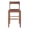 Owing Counter Stool Walnut Brown, Counter & Bar Stool by Moe's Home, 19.5" width x 38" height x 20" depth thumbnail 1