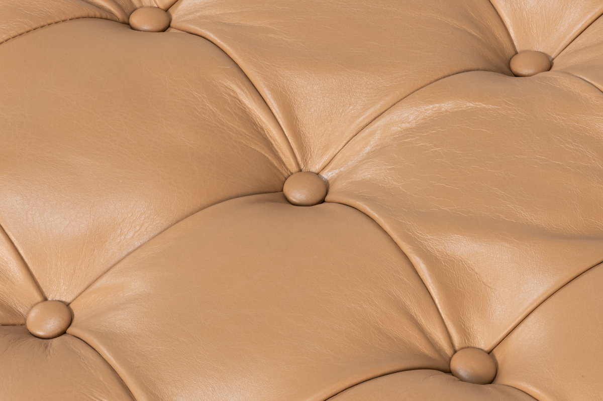 Corbet Cocktail Ottoman  Caramel Brown, by Sarreid, 3'3" length x 3'3" width x 1'4" height View 10
