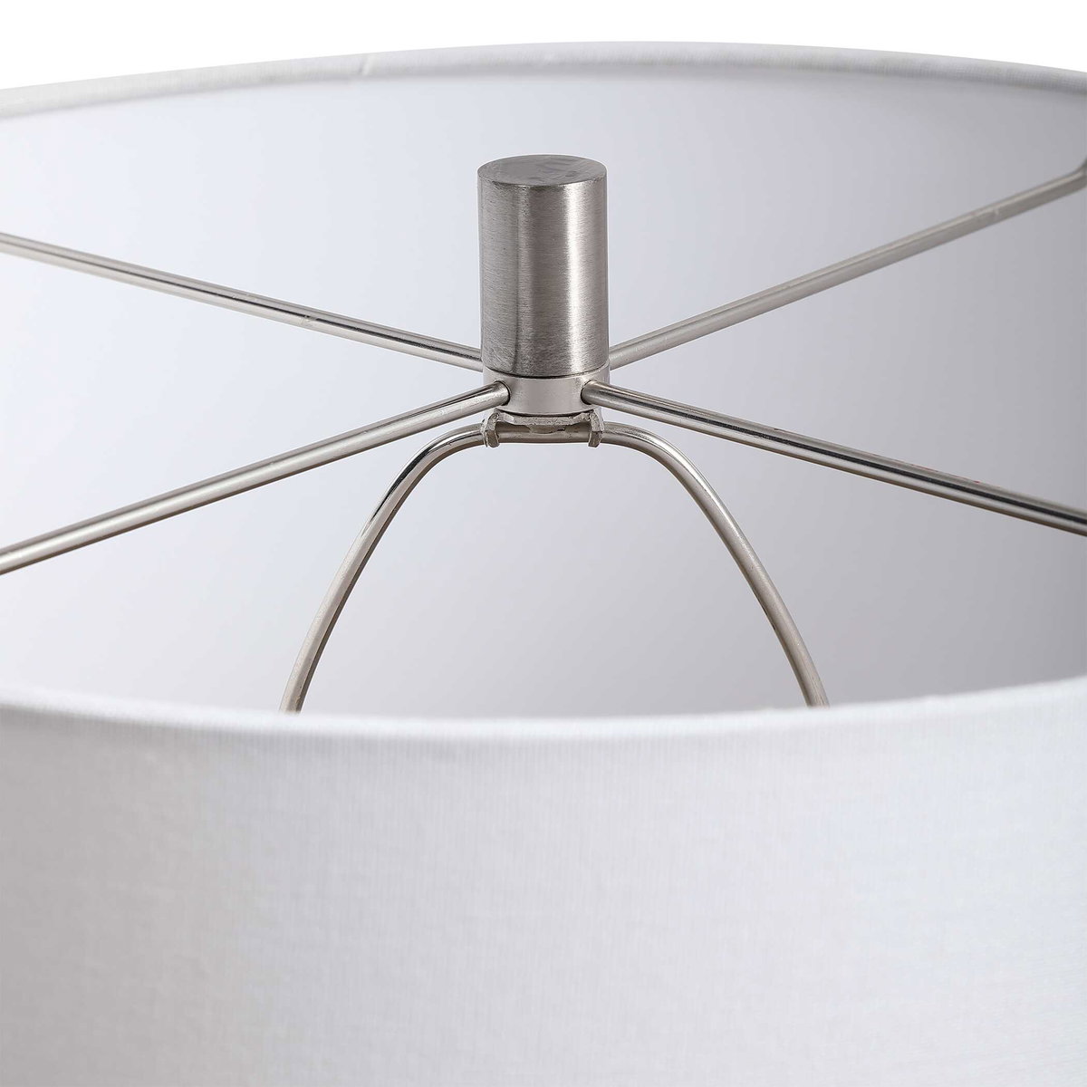 Abdel Gray Glaze Table Lamp, by Uttermost, 17" width x 30.75" height x 17" depth View 8