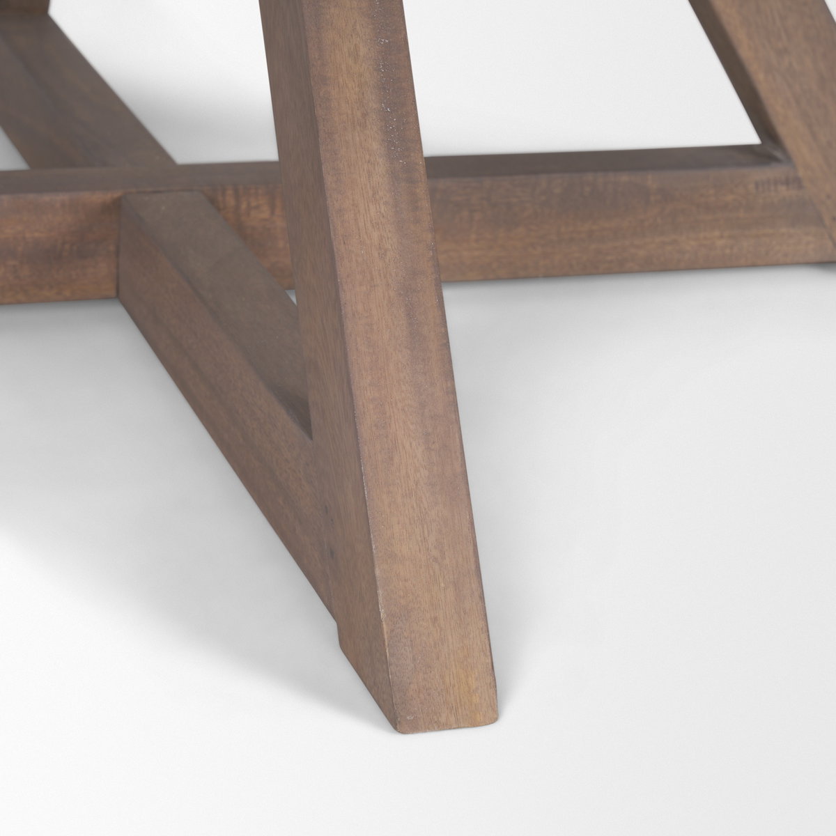 Jennings 60'L x 60'W Dining Table | Modern | Light Brown Wood | Seats 6, by Mercana, 60" length x 60" width x 29.5" height View 9