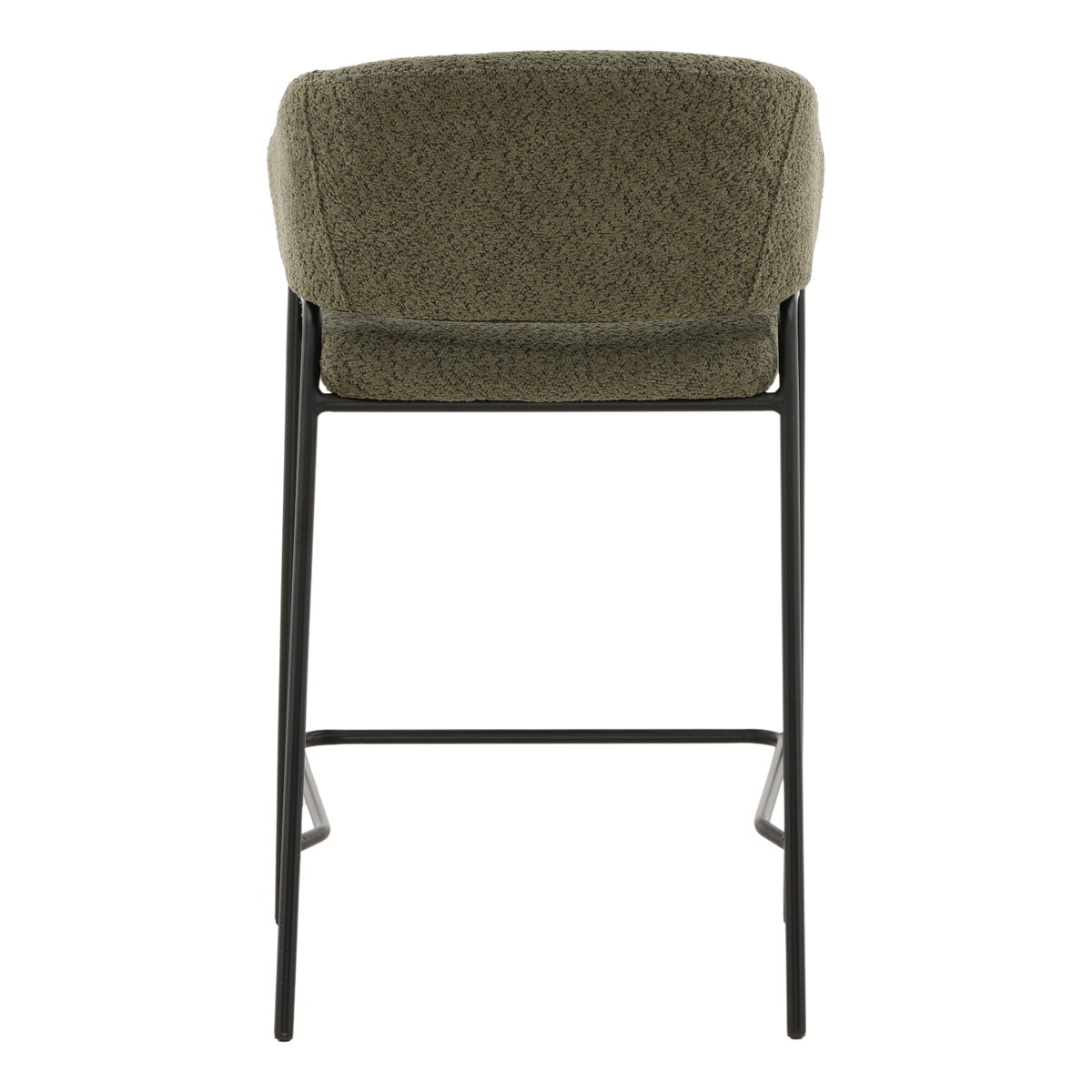 Cathey Counter Stool Set of 2 Olive, Counter & Bar Stool by Dovetail, 22" width x 37.5" height x 24.5" depth View 4