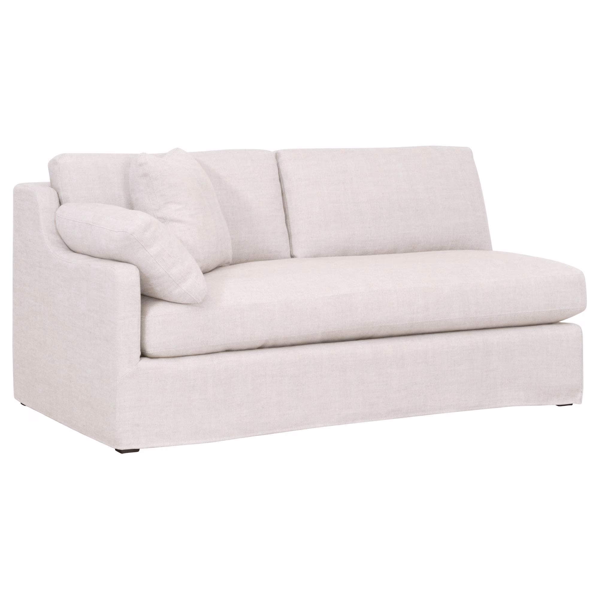 Lena Modular Slipcover 2-Seat Left Slope Arm Sofa