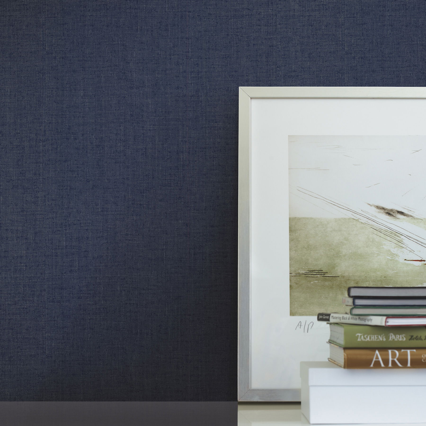 Diplomacy Weave Blue Wallpaper, by York Wall, 33' length x 1'8.5" width x 0.02" depth View 3