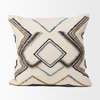 Kitt 20x20 Square Pillow Cover, Decorative Pillow by Mercana, 20" length x 1" width x 20" height thumbnail 2