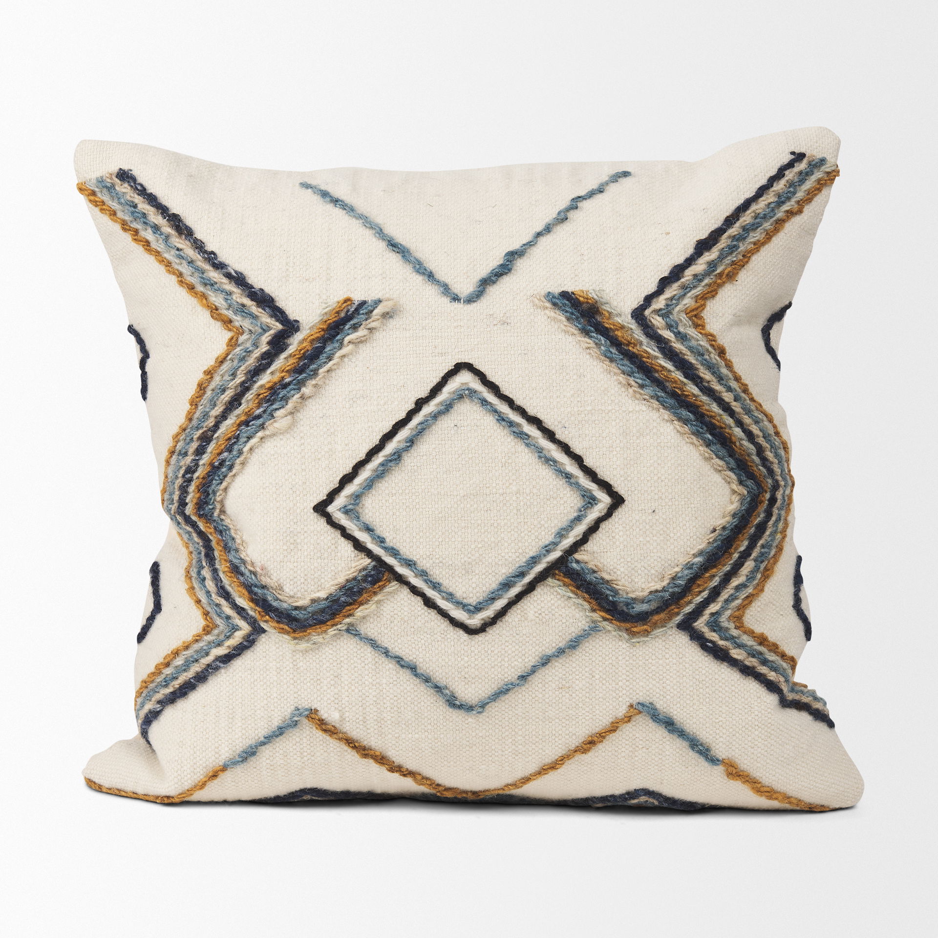 Kitt Square Pillow Cover, Decorative Pillow by Mercana, 20" length x 1" width x 20" height View 2