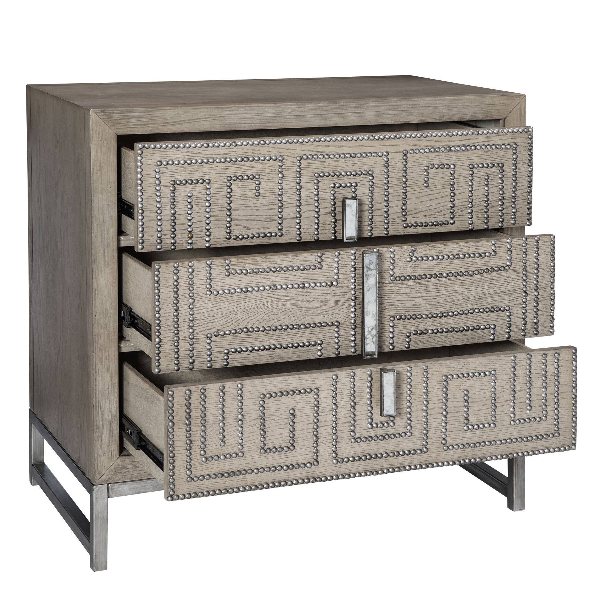 Devya Gray Oak Accent Chest large image 