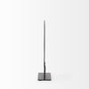 Micra  Matte Black Metal Decorative Object on a Stand, by Mercana, 9.06" length x 2.56" width x 10.91" height thumbnail 7