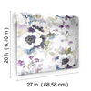 Garden Anemone Lilac & Green Peel & Stick Wallpaper thumbnail 3