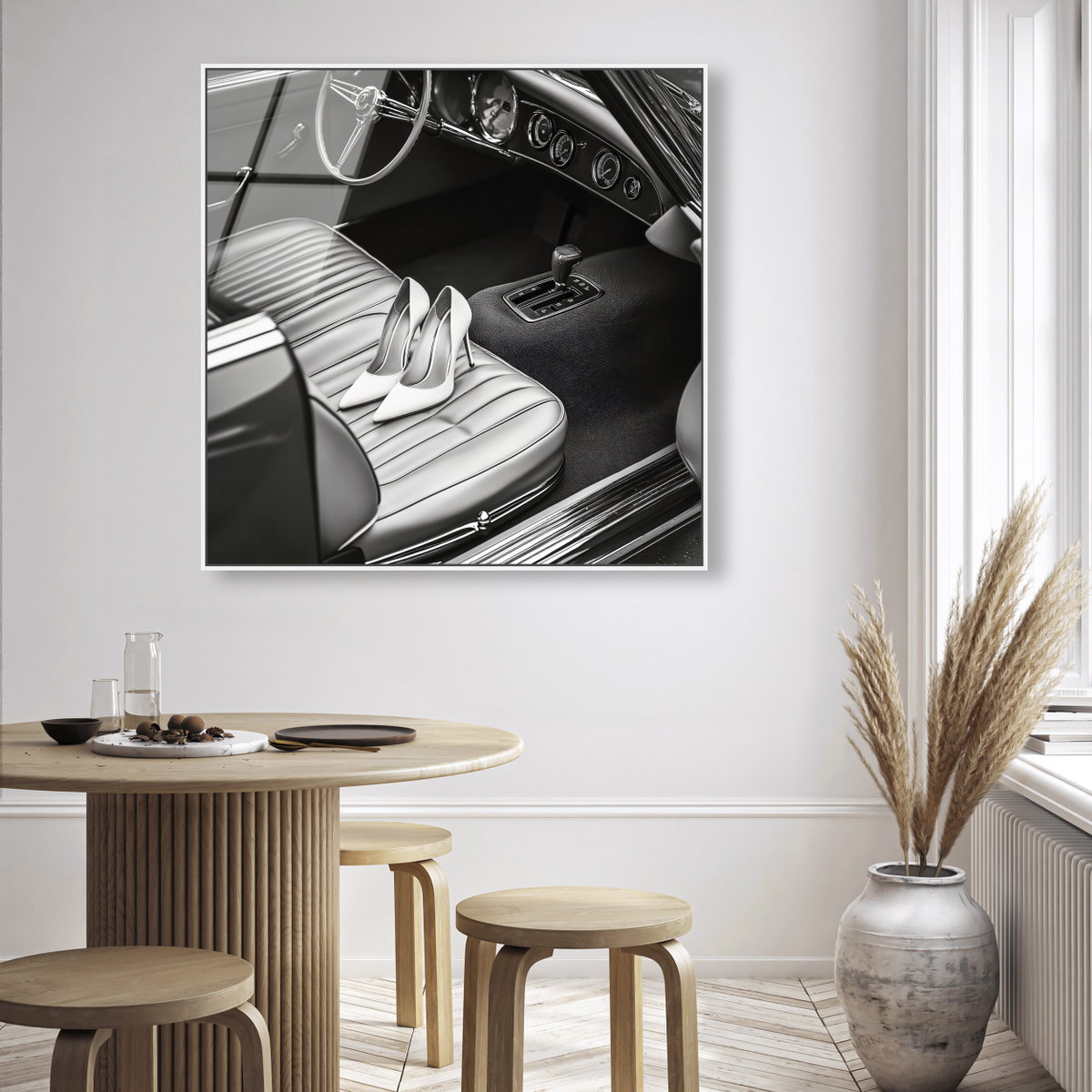 Vintage Car Scene (No Embellishment), Art by Oliver Gal,  40x40 View 3