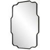 Casmus Iron Wall Mirror, by Uttermost, 1'11.5" width x 2'11.75" height x 1.12" depth thumbnail 5