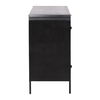 Jarin Sideboard Black, Sideboards & Buffet by Dovetail, 78.5" width x 34" height x 18" depth thumbnail 3