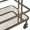 Erivo Bronze Bar Cart, Bar Carts & Cabinet by Uttermost, 34" width x 32" height x 16" depth thumbnail 9