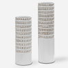 Angelou White Vases, Set/2 thumbnail 0