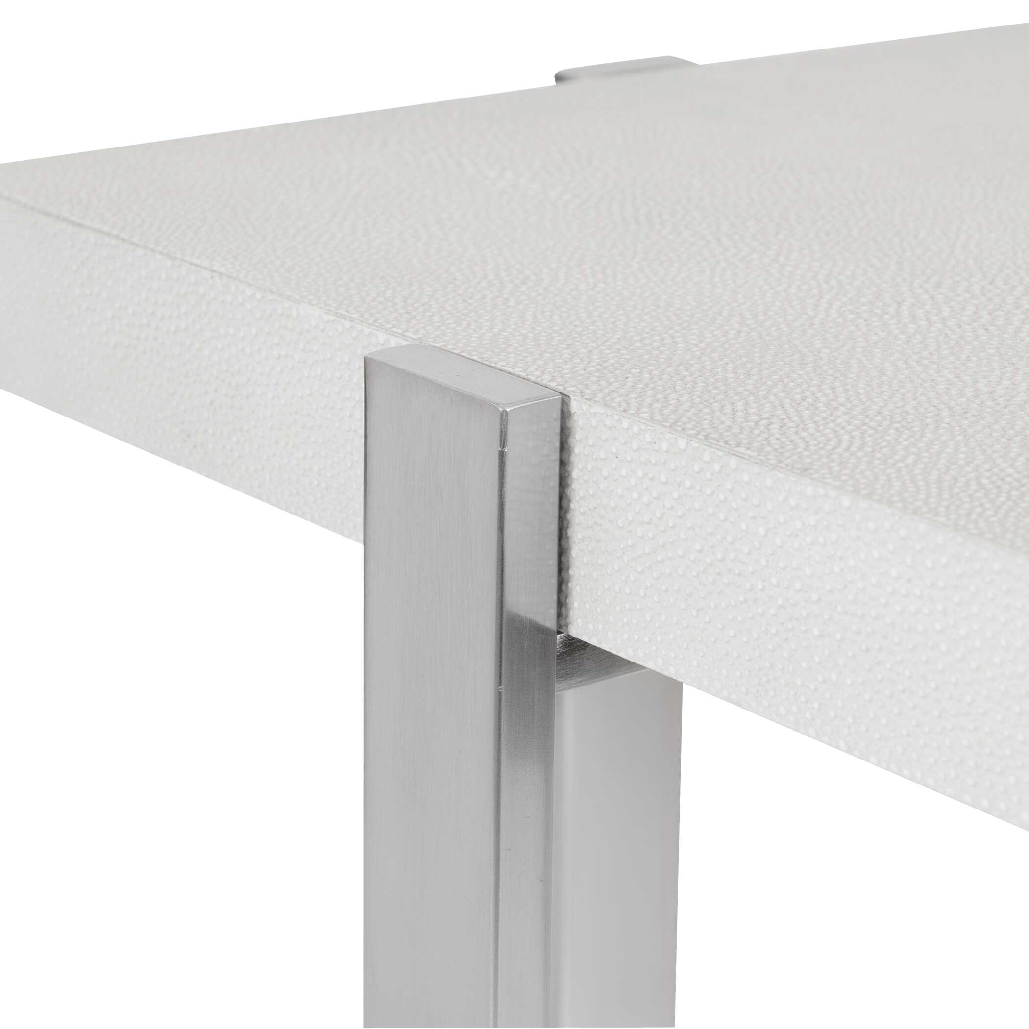 Arnaut White Accent Table large image 
