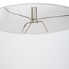 Fountain White Marble Buffet Lamp, Table Lamp by Uttermost, 12" width x 34" height x 12" depth thumbnail 7