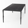 Timothy 42.0 X 22.0 X 15.5 Ebony Black Iron Coffee Table thumbnail 4