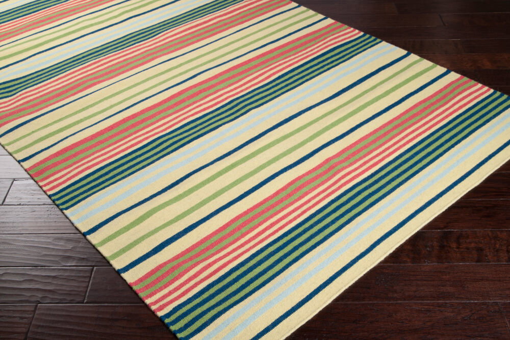 Happy Cottage Handmade Rug, by Surya, 5'6" length x 3'6" width