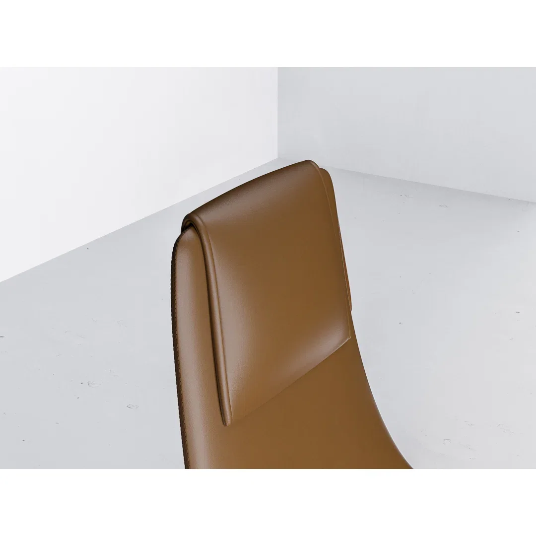 Bolo Swivel Executive Chair, Office Chair by BDI, 28" width x 49" height x 26" depth View 9