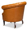 Bastian Armchair, Tan Brown Leather thumbnail 9