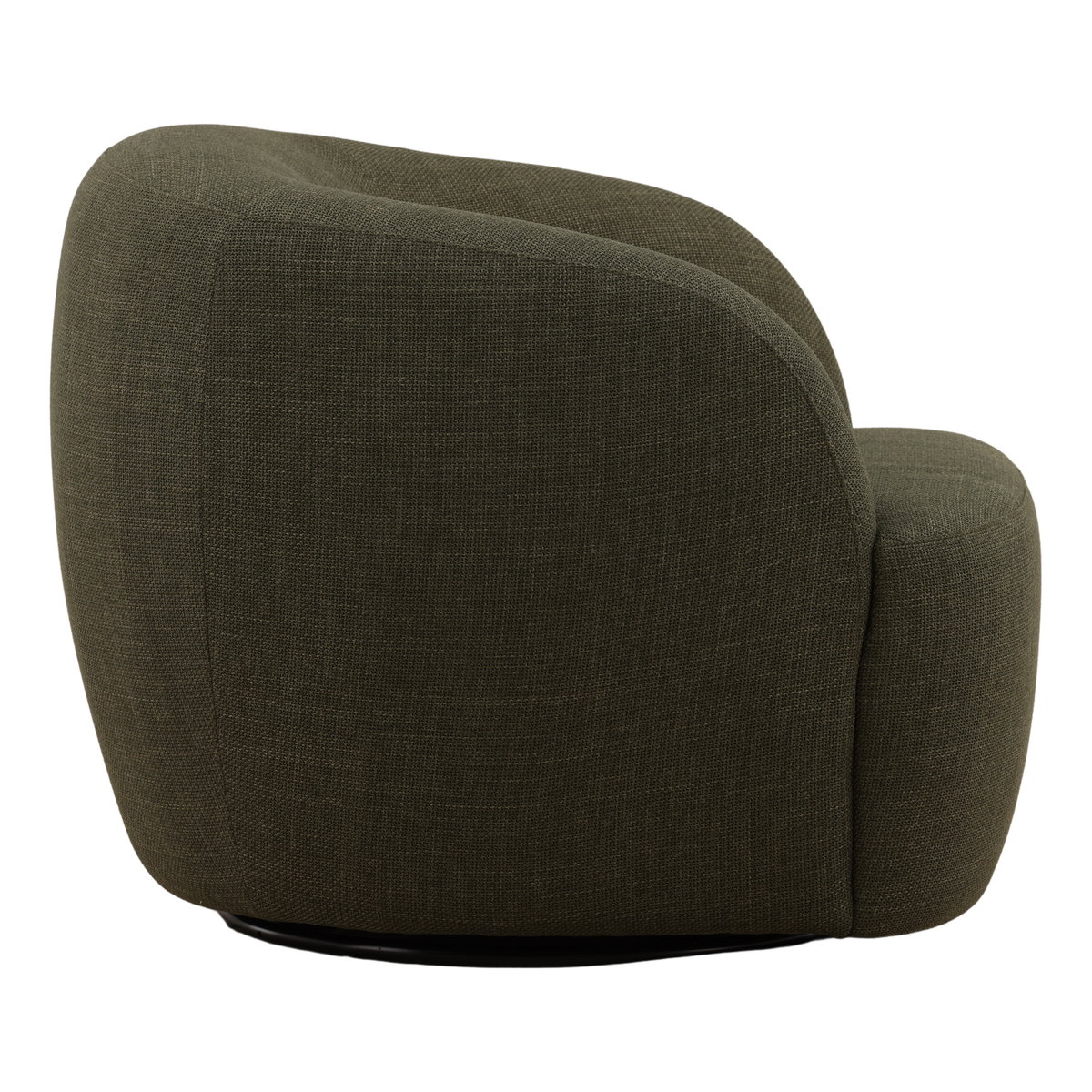 Millbrook Swivel Chair Green, Accent Chair by Dovetail, 33.07" width x 29.5" height x 35.6" depth View 3
