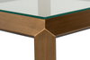 Gilbert Shagreen Side Table  Tawny Brown, by Sarreid, 1'6" length x 1'6" width x 2' height thumbnail 6