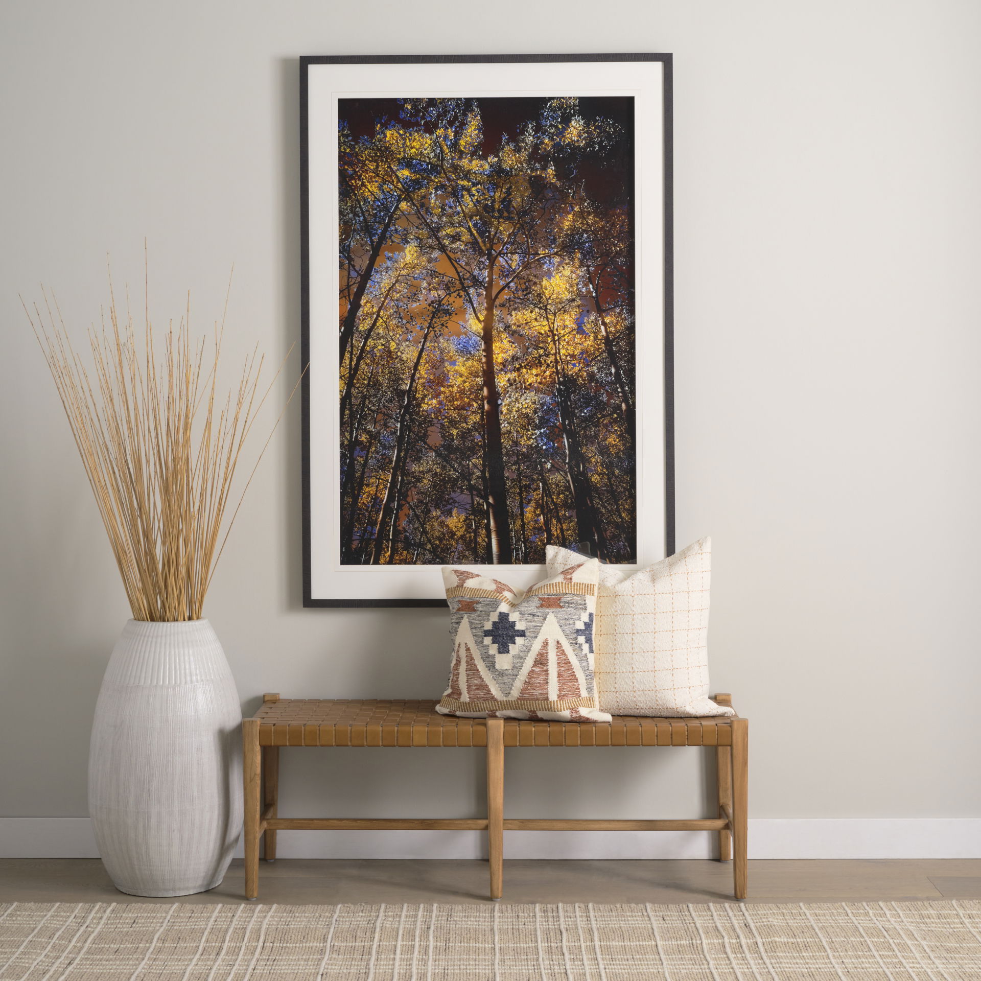 Kenzie Square Pillow Cover, Decorative Pillow by Mercana, 20" length x 1" width x 20" height View 2