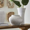 Floreana Tall White Vase, by Uttermost, 8" width x 15.5" height x 8" depth thumbnail 2
