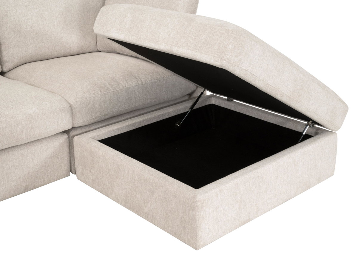 Daley Modular Storage Ottoman, by Essentials for Living, 41" width x 19.5" height x 38" depth View 13