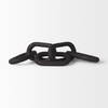 Alix  Black Wood Link Chain Decorative Object, by Mercana, 29" length x 5" width x 5" height thumbnail 9