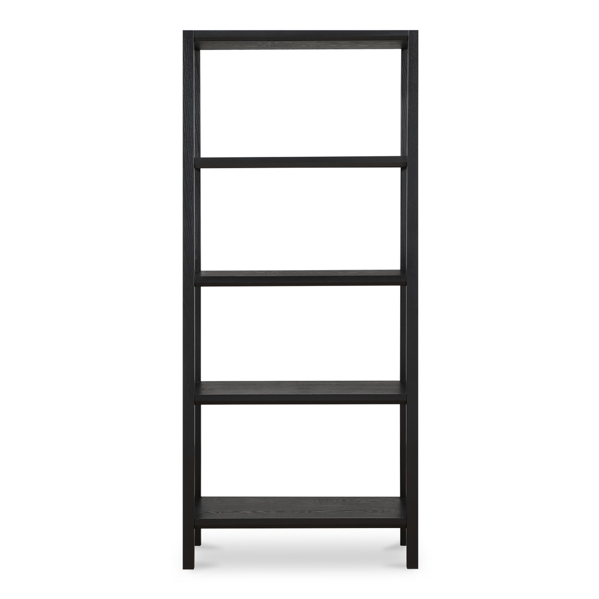 Nolan Bookcase Black, Shelving & Bookcase by Moe's Home, 35" width x 80" height x 17.5" depth View 1