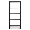 Nolan Bookcase Black, Shelving & Bookcase by Moe's Home, 35" width x 80" height x 17.5" depth thumbnail 1