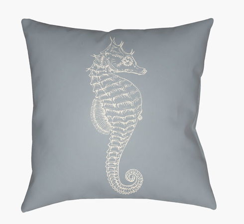 Seahorse Accent Pillow