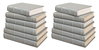 Books, Set Of 12, Antique Grey, Decor by Sarreid, 7" length x 1" width x 5" height thumbnail 1