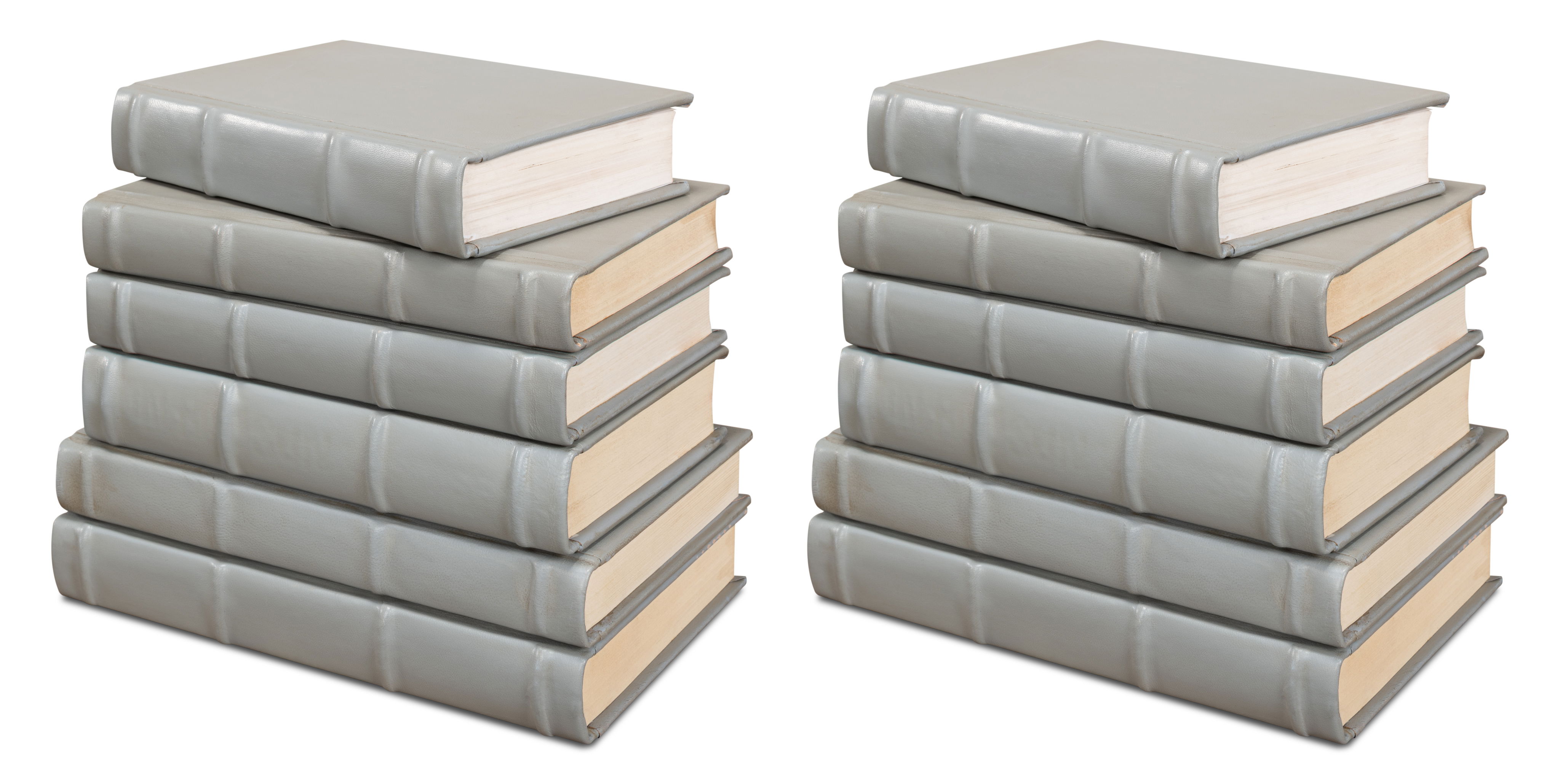 Books, Set Of 12, Antique Grey large image 