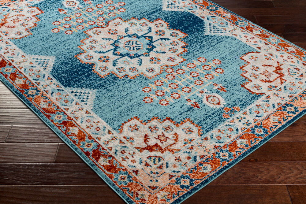 Tevazu Machine Woven Rug, by Surya, 7' length x 5'3" width