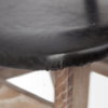 Haden Open Back Dining Side Chair | Black Faux Leather with Iron, Dining Chair by Mercana, 18.5" length x 21.5" width x 32.25" height thumbnail 10