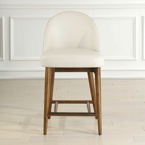 Stitches Leather Counter Stool