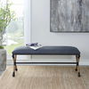 Firth Rustic Navy Bench, Furniture by Uttermost, 47.75" width x 21.25" height x 16.25" depth thumbnail 4