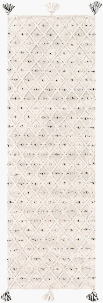 Azalea Handmade Rug, by Surya, 8' length x 2'6" width