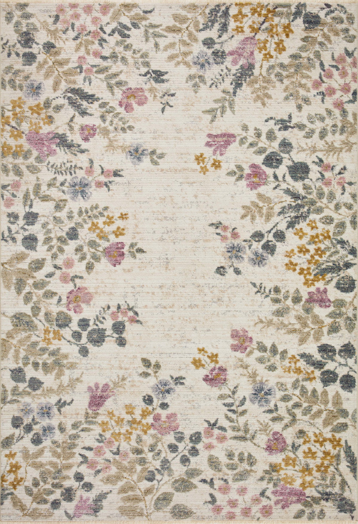 Rifle Paper Co. x Loloi Provence Rug, 1'6" length x 1'6" width View 1