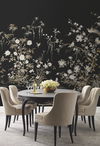 Flowering Vine Chino Black Wall Mural thumbnail 2
