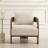 Rowan Ivory Accent Chair, by Uttermost, 27" width x 31" height x 30" depth thumbnail 2