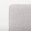 Stamford High-Back Dining Side Chair | Beige Linen with Black Metal, Dining Chair by Mercana, 19" length x 25" width x 35.25" height thumbnail 9