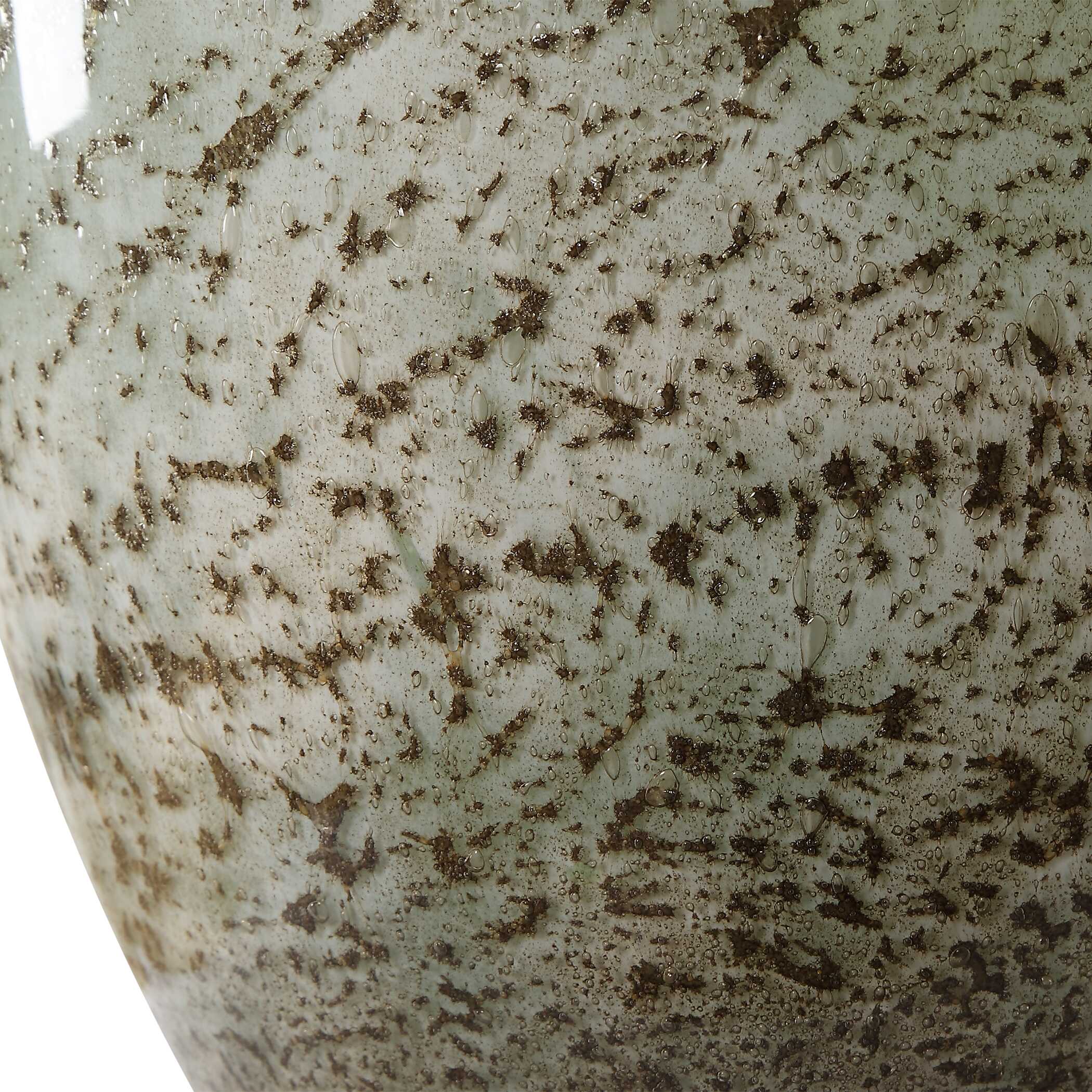 Chianti Olive Glass Table Lamp, by Uttermost, 16" width x 27.5" height x 16" depth View 8