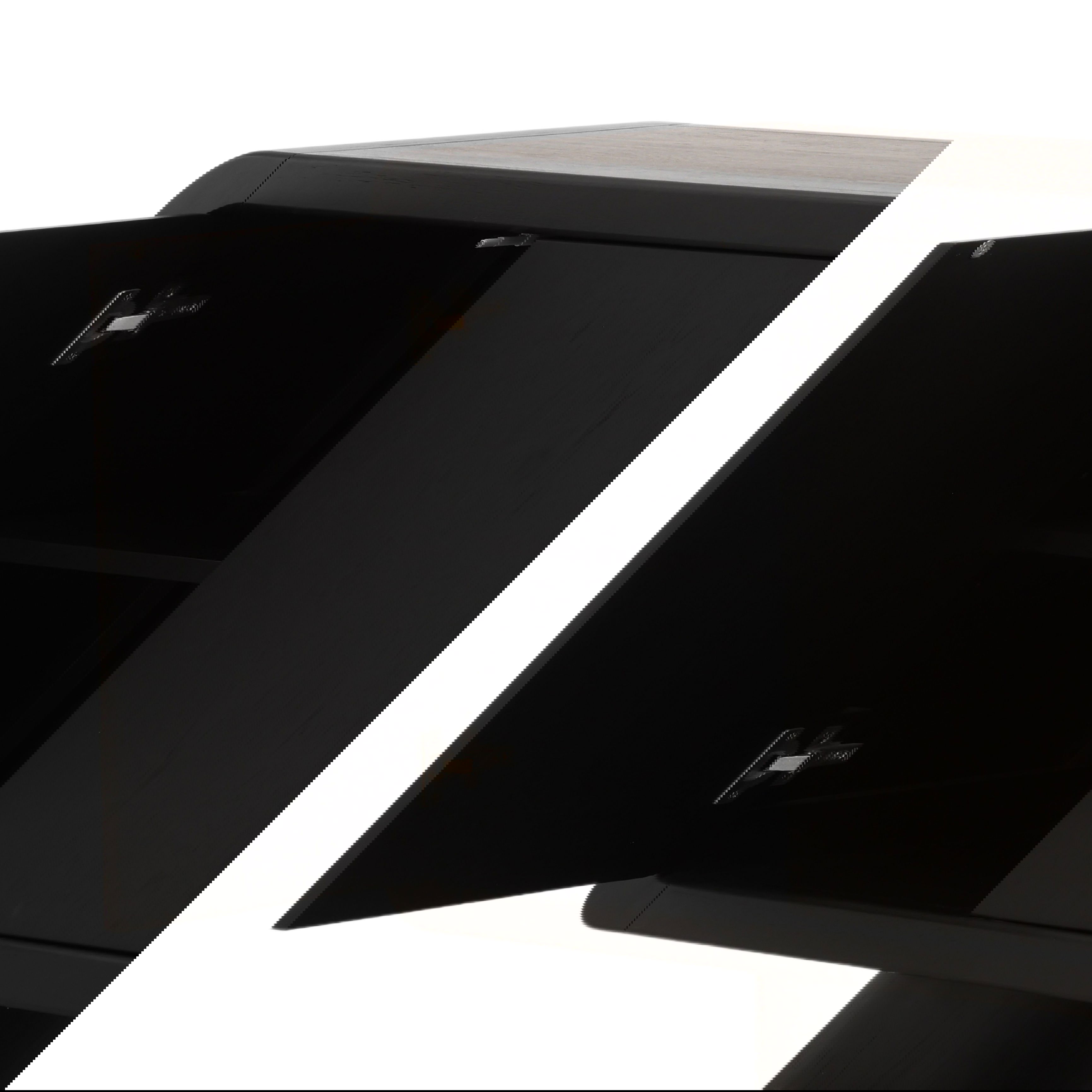 Capella Sideboard Black, Sideboards & Buffet by Dovetail, 108" width x 32" height x 18.1" depth View 7